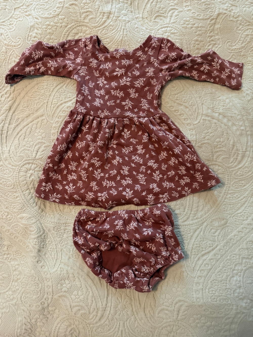 Colored Organics - Floral Infant Two-Piece Set